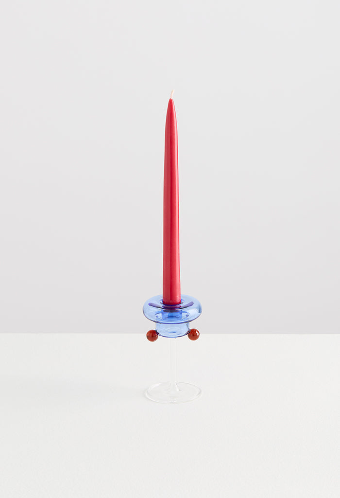 Chandelles 4 Tapered Candles - Rouge