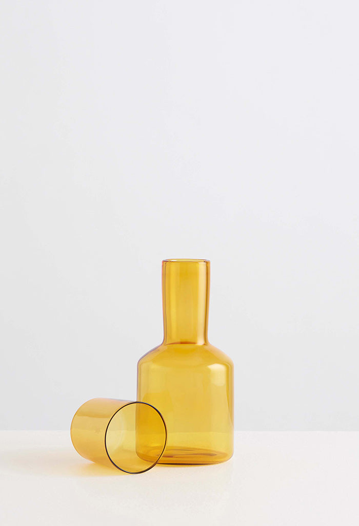 J'ai Soif Carafe & Glass - Miel/Yellow