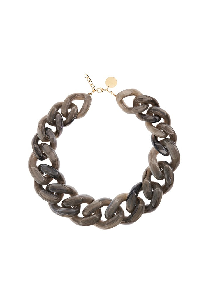 Great Necklace - Grey Marble