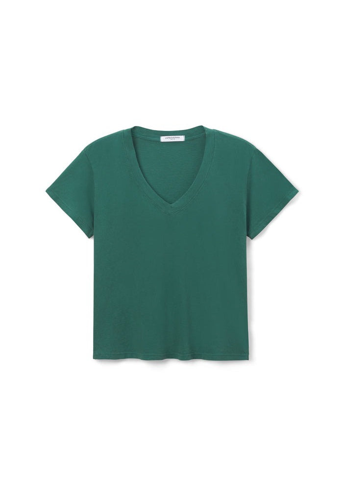 Hendrix Basic V-Neck T-Shirt - Evergreen