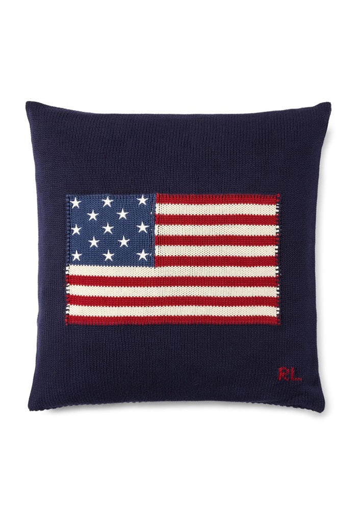 RL Flag Cushion Cover - Navy