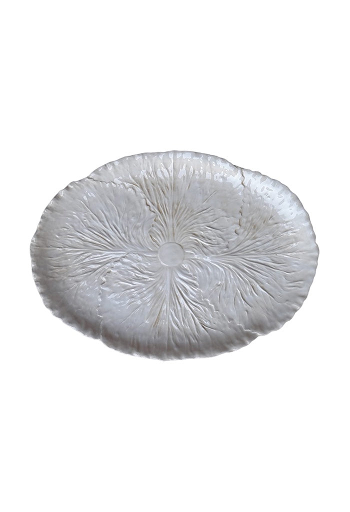 Ceramic Decorative Platter - Cream Radicchio