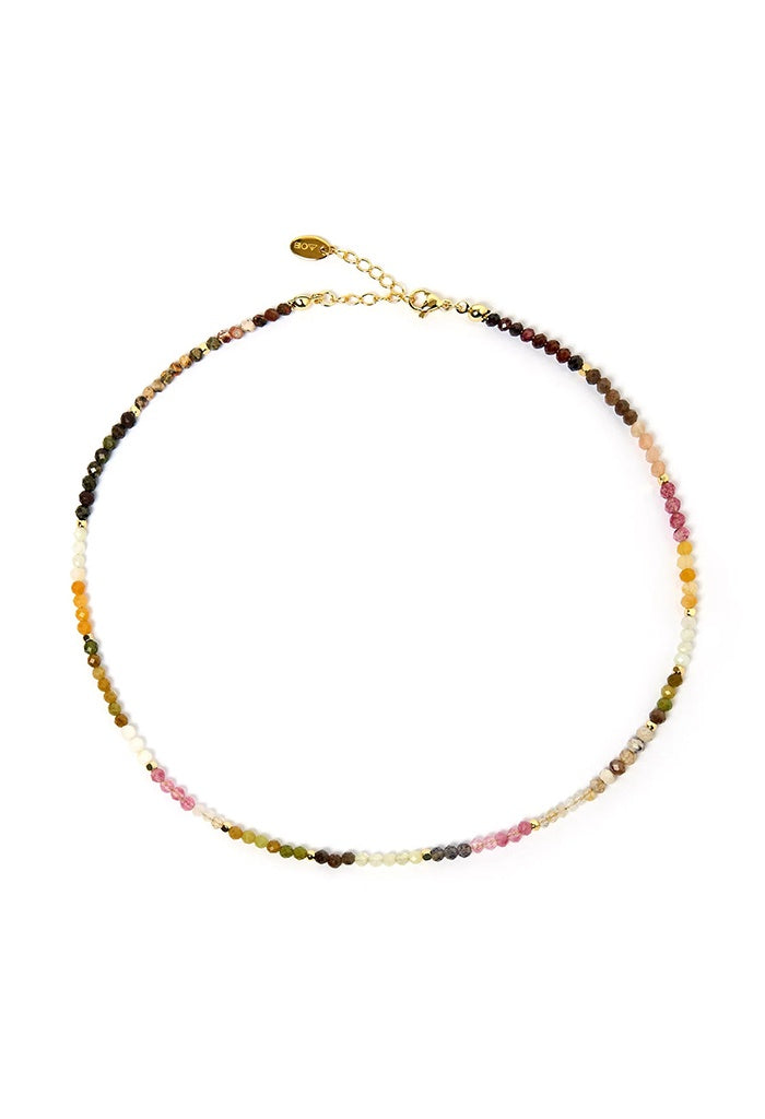 Saffron Gemstone Necklace