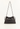 Sessun Black Leather Pouch with gold detail 