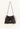 Sessun Black Leather Pouch with gold detail 