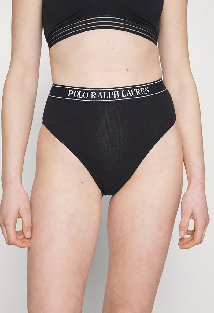 3PK High Waist Tanga Briefs - White/Onxy/Navy