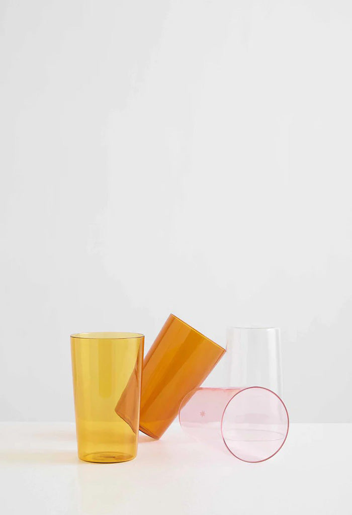 4 Lemonade Glasses - Summer Set