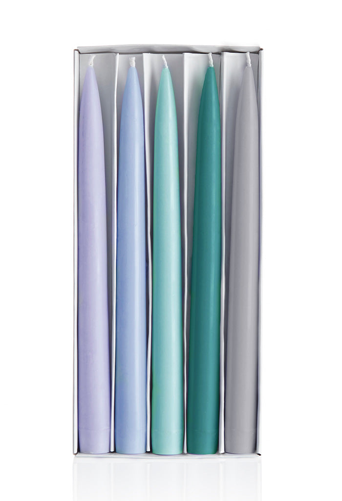 5 Chandelles Tapered Candles - Winter