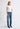 Agolde High-rise Straight leg jean in tinted indigo wash 