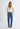 Agolde High-rise Straight leg jean in tinted indigo wash 