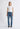 Agolde High-rise Straight leg jean in tinted indigo wash 