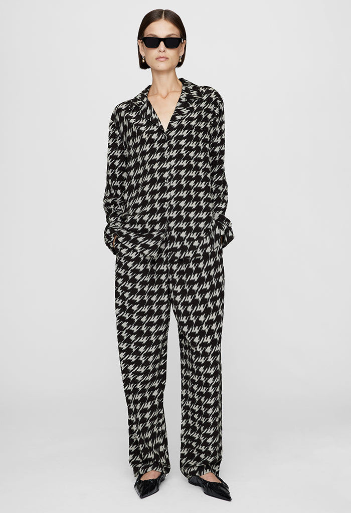 Aiden Pant - Houndstooth Print