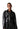 Andreas Polished Leather Shirt - Black