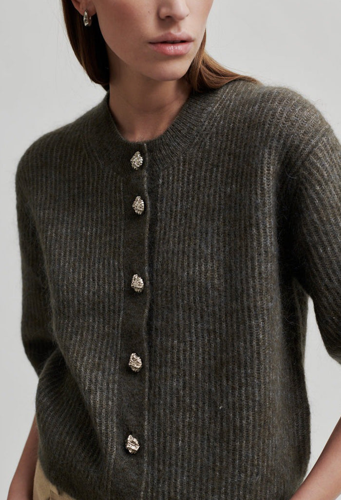 Andria Knit Cardigan - Chocolate Chip