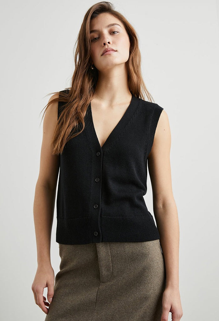 Annika Vest - Jet Black