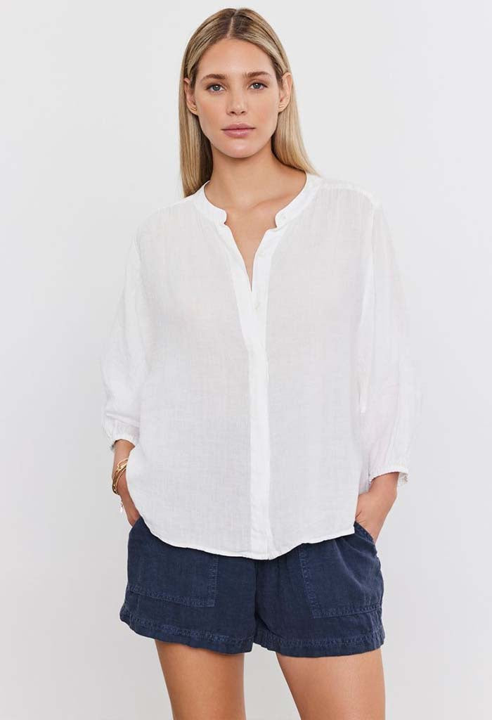 Avis Linen Shirt - White