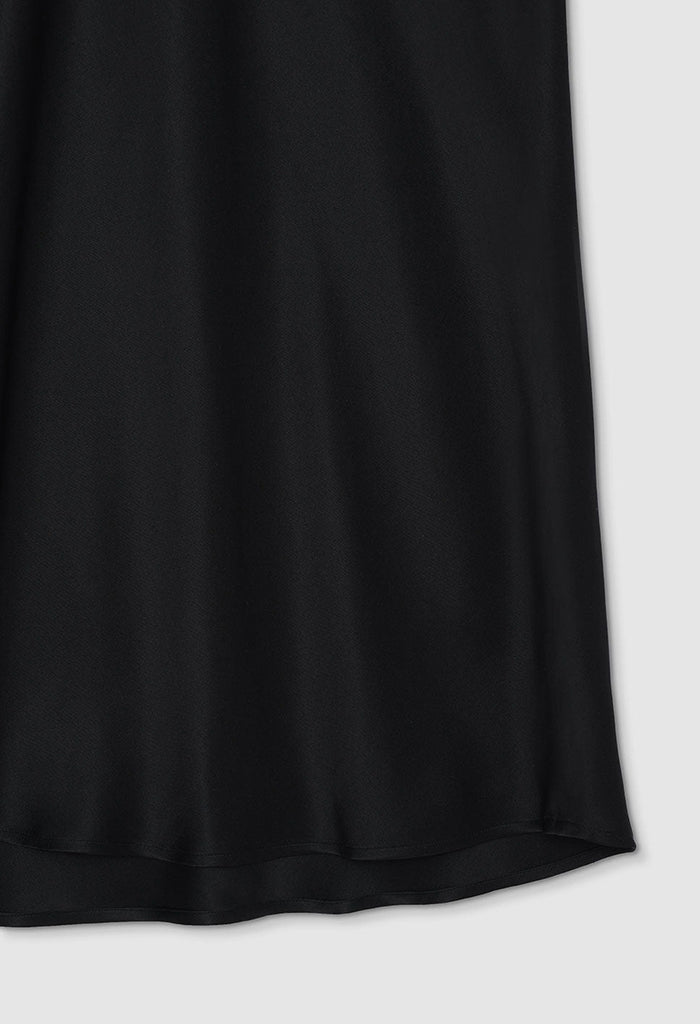 Bar Silk Maxi Skirt - Black – Maman Boutique