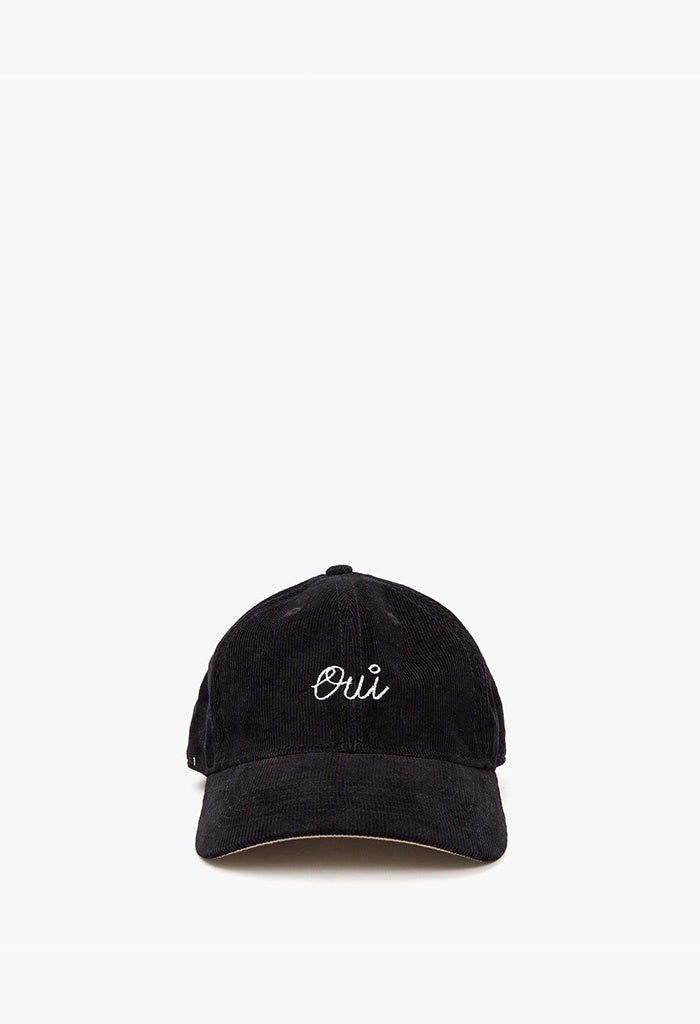 Baseball Hat - Black Corduroy