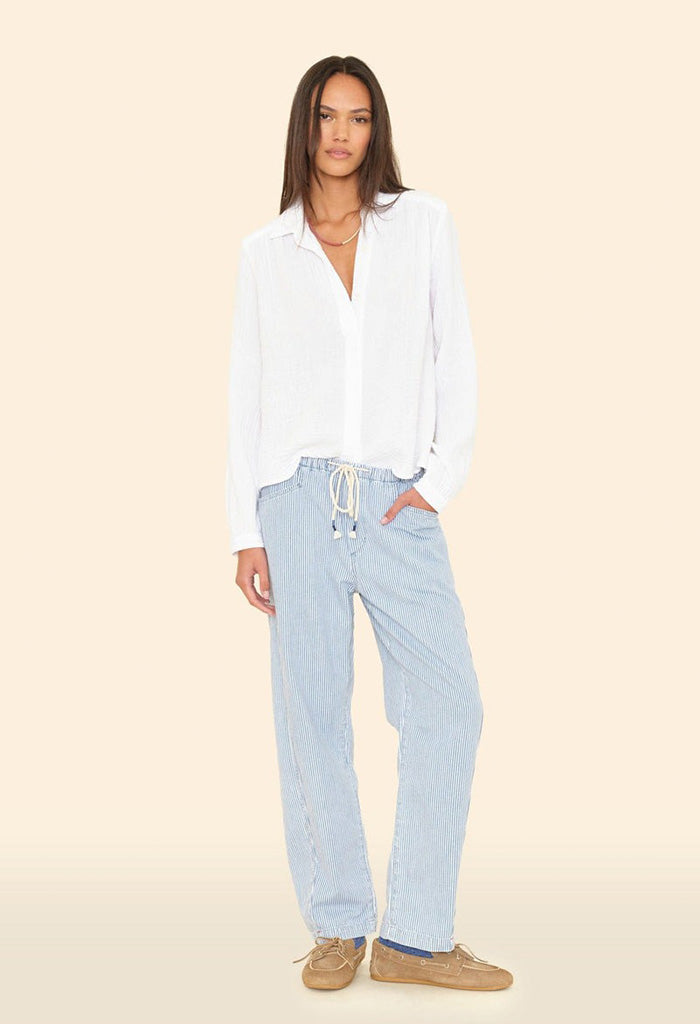 Baxter Pant - Blue Railroad