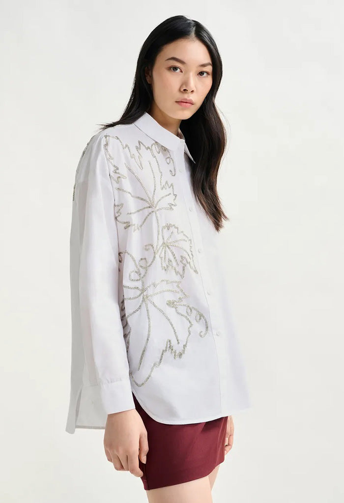 Bead Embellished Shirt