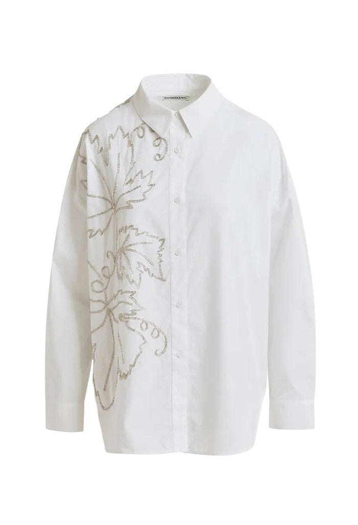 Bead Embellished Shirt