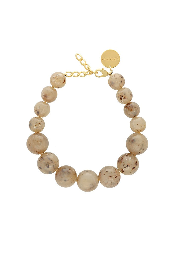 Beads Necklace - Light Bernstein