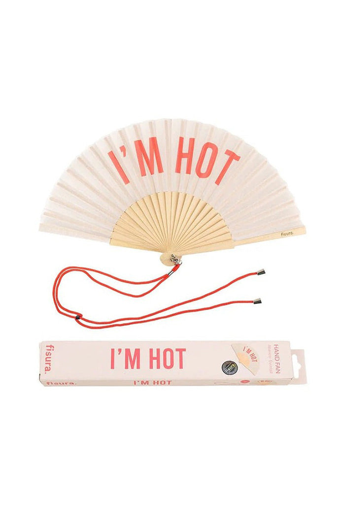 Beige Hand Fan - I'm Hot