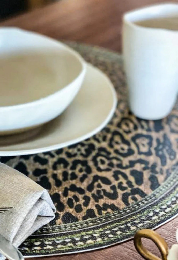Beija Flor Placemat - Leopard (Set of 4)