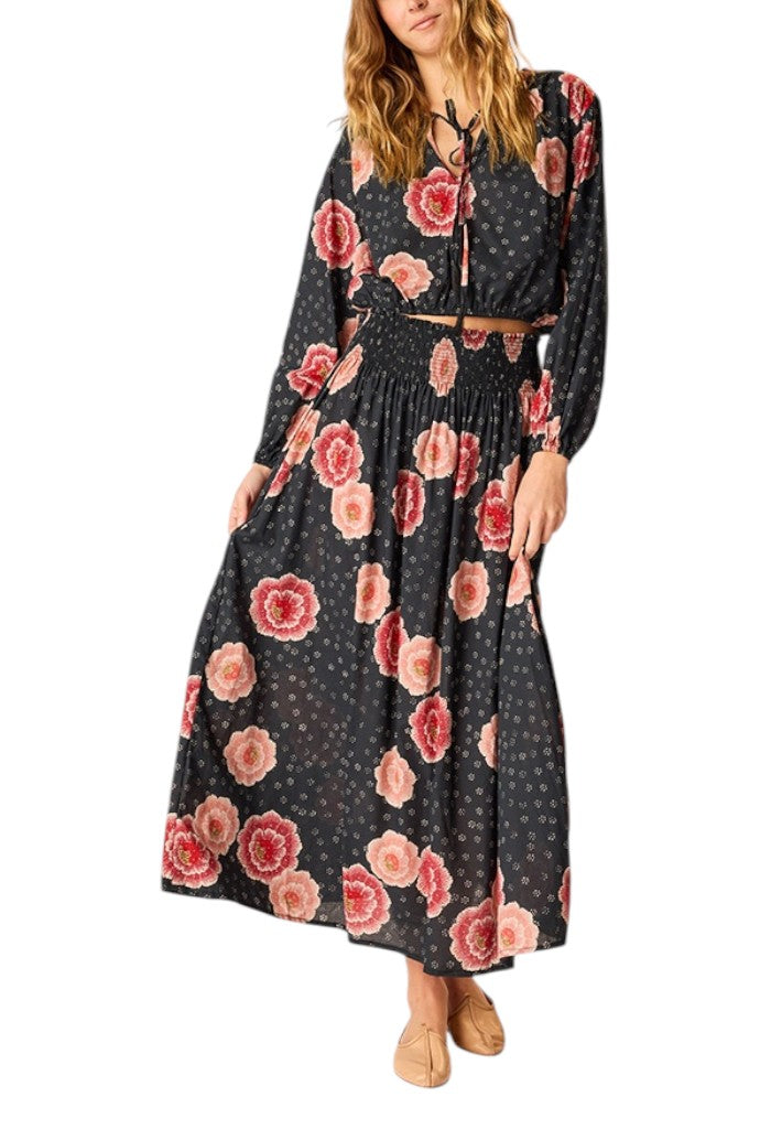 Bella Skirt - Poppy Indigo