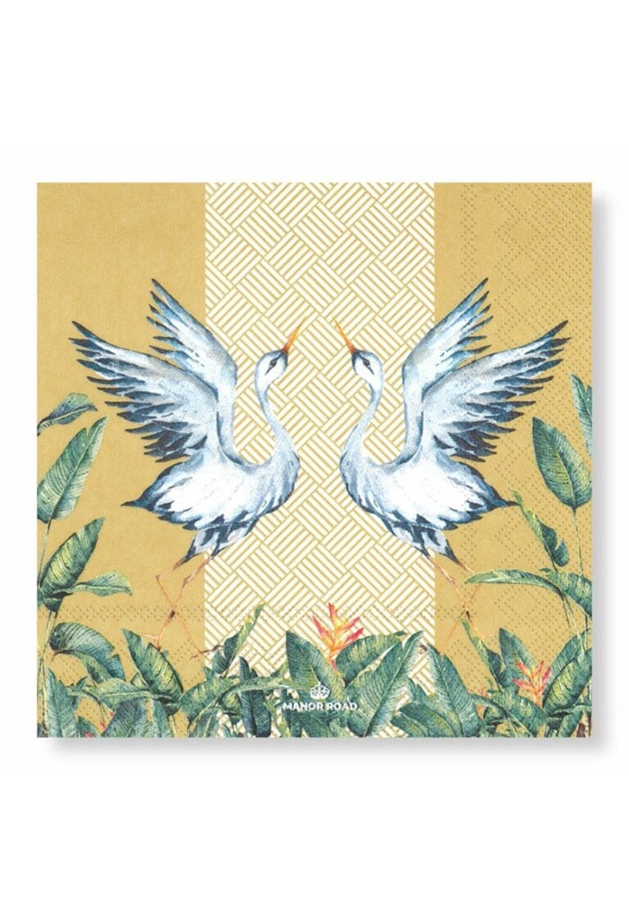 Birds Of Paradise Napkin - Cocktail