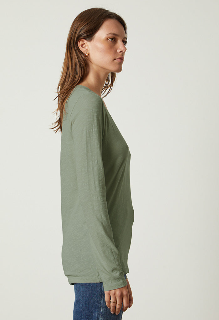 Blaire Long Sleeve T-Shirt - Desert