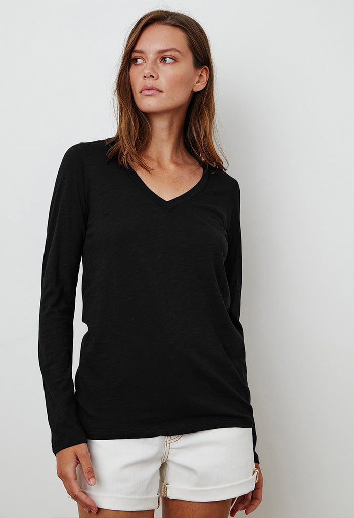 Blaire Long Sleeved Top - Black