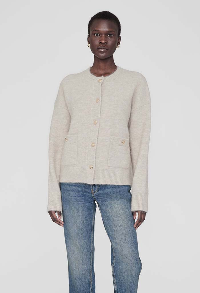 Bobbie Cardigan - Light Oat