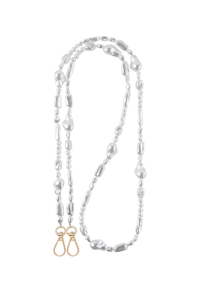 Moon Pearl Crossbody Phone Chain