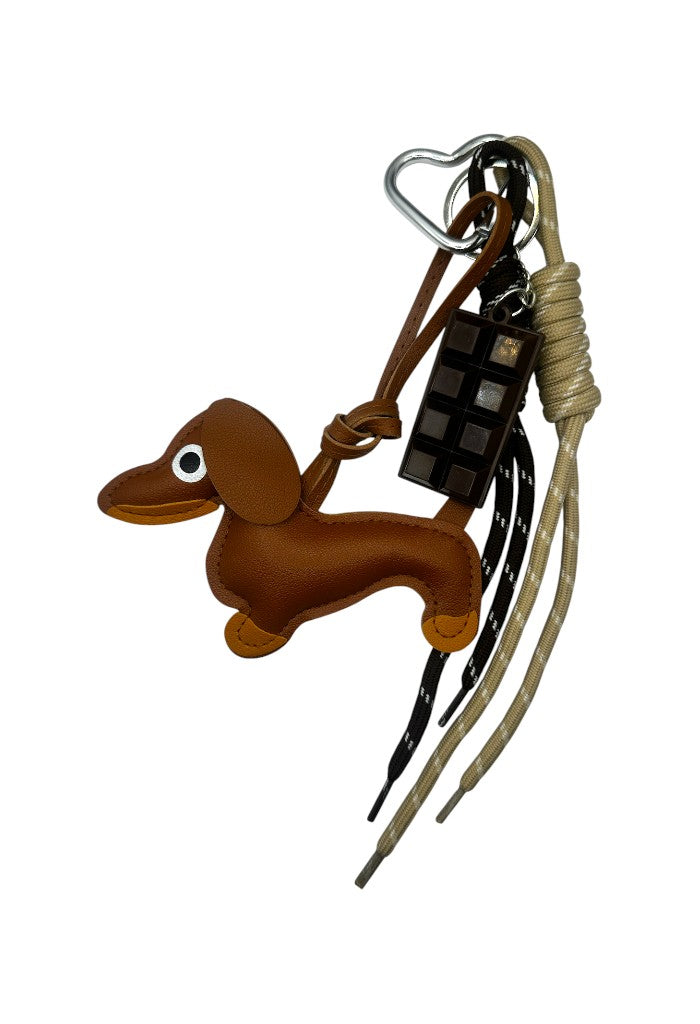 Sausage Dog Camel Stack Charm/Key Ring