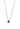 Silver Stone Necklace - Purple