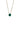 Gold Stone Necklace - Green
