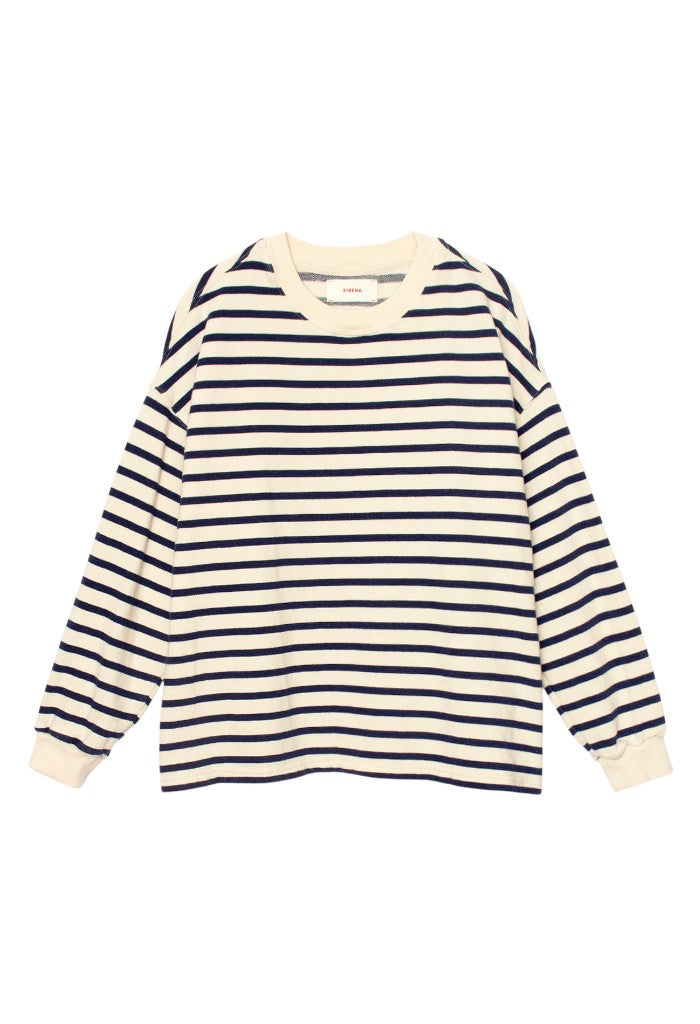 Honor Sweatshirt - Natural Stripe