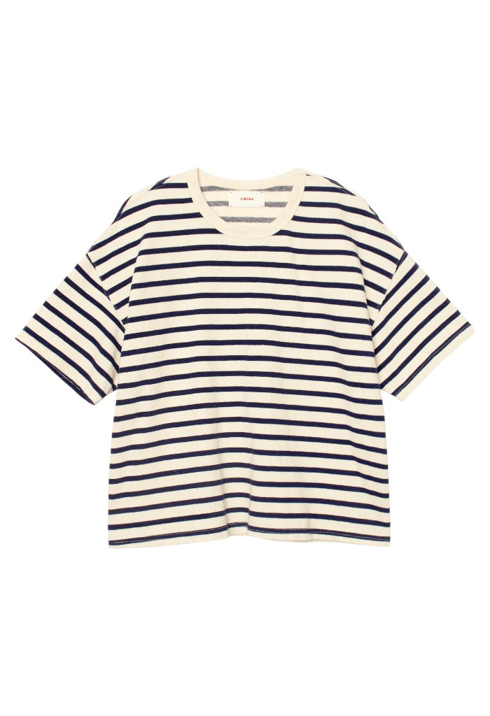 Romeo Tee - Natural Stripe