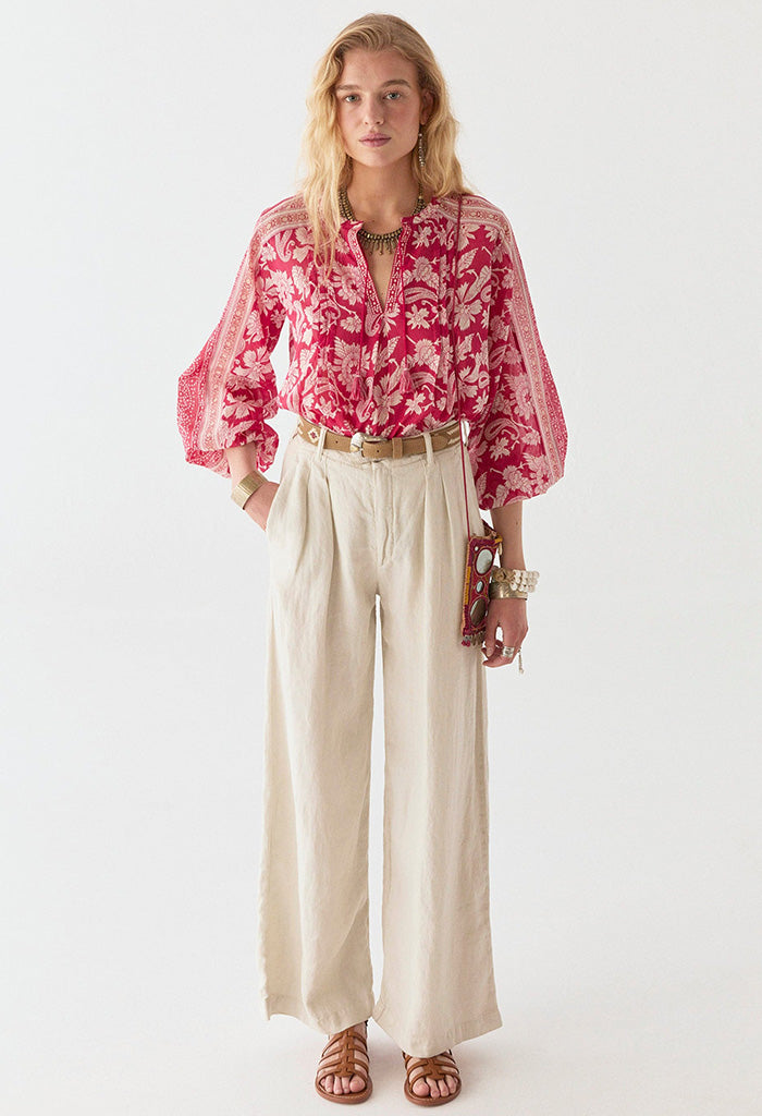 Bora Bora Ines Blouse - Tabasco