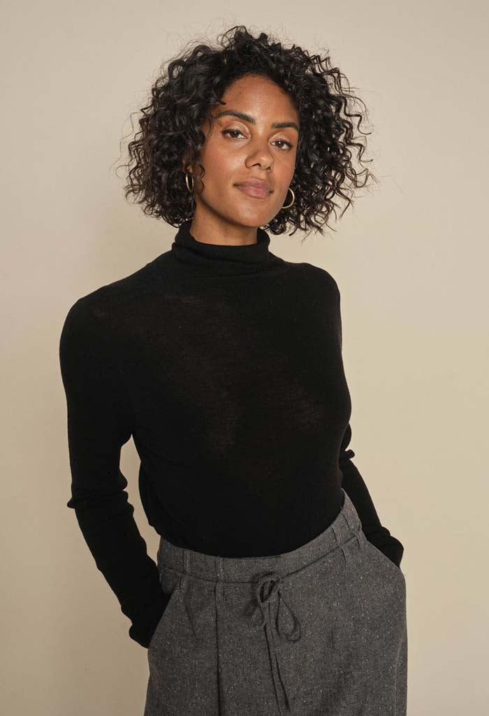 Bouch Rollneck Knit - Black