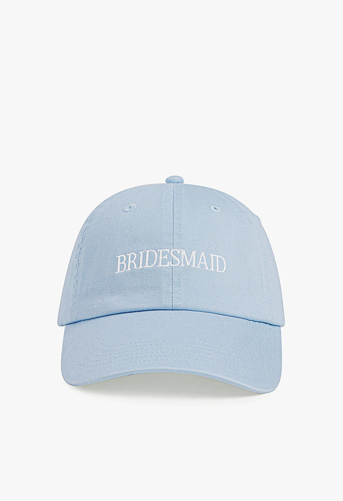 Bridesmaid Heart Baseball Hat - Light Blue