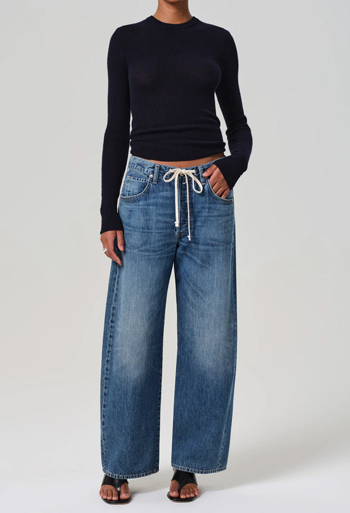 Brynn Drawstring Trouser - Atlantis