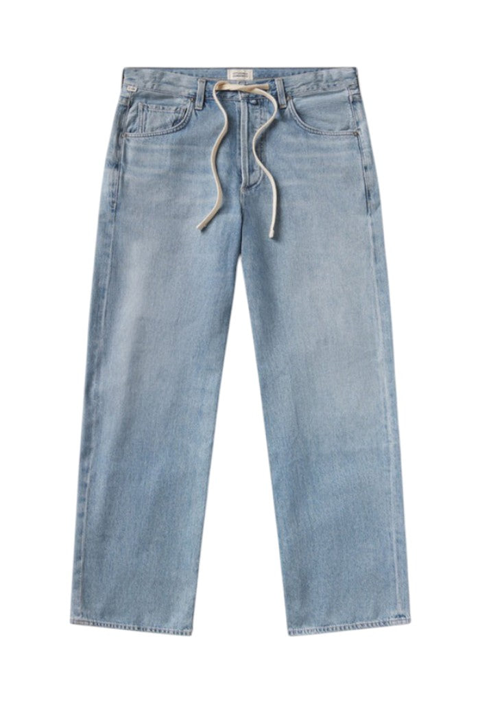 Brynn Drawstring Trouser - Blue Lace