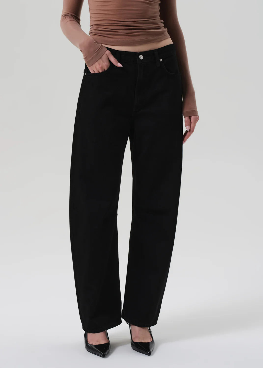 Miro Long Relaxed - Solid Black