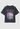 Anine Bing Cade tee vintage black Los Angeles in lightweight washed black cotton with crew neckline and boxy oversized silhouette 