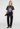 Anine Bing Cade tee vintage black Los Angeles in lightweight washed black cotton with crew neckline and boxy oversized silhouette 