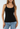 EGI collections black supima cotton camisole in black with slim straps 