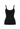 EGI collections black supima cotton camisole in black with slim straps 