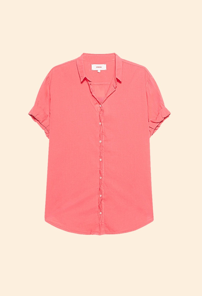 Channing Shirt - Sun Kiss Coral